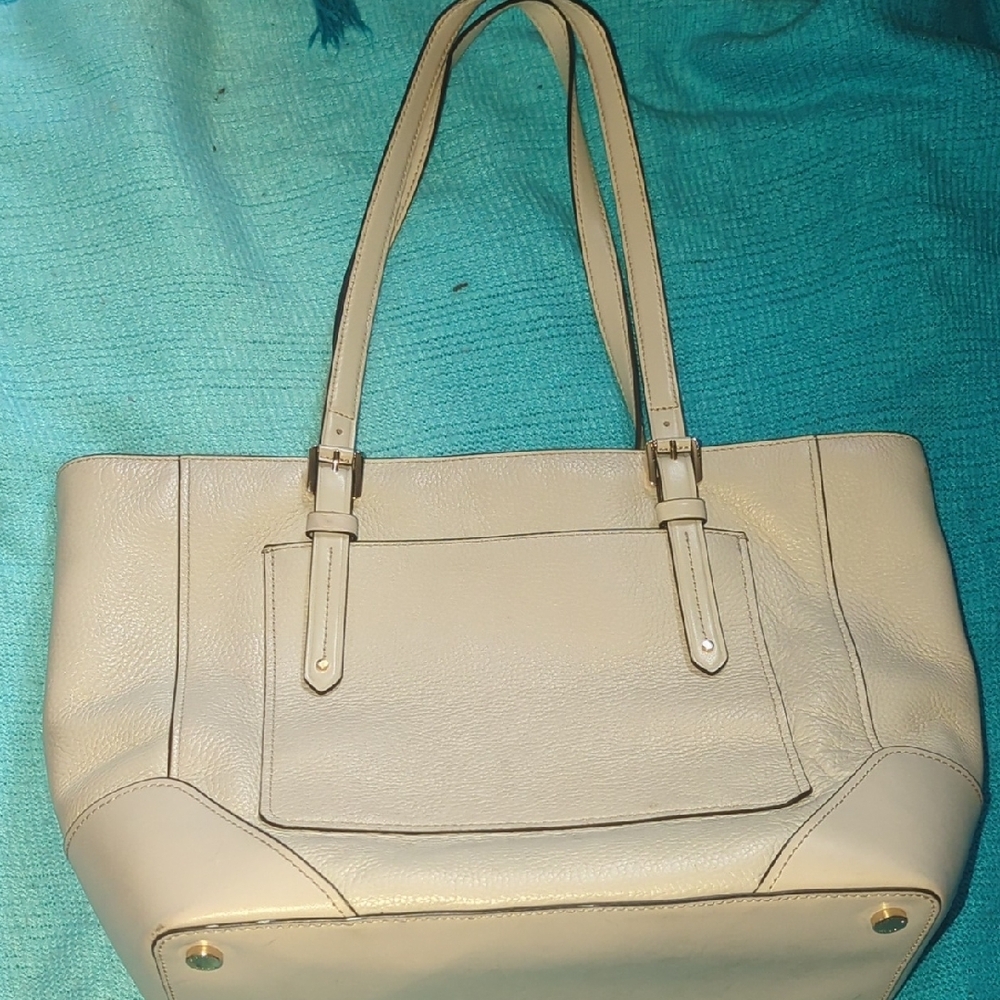 MICHAEL KORS Beige Leather Tote - Picture 4 of 16